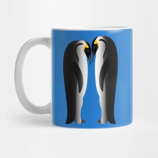 Emperor Penguins in Love Mug